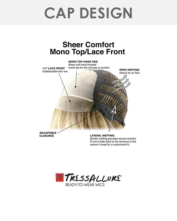 Sensational | Lace Front & Monofilament Top Synthetic Wig By TressAllure Wigs For Women 10 Sensational | Lace Front & Monofilament Top Synthetic Wig By TressAllure Wigs For Women