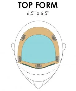 Top Form 6-8 Inch | Monofilament Remy Human Hair Toppers By Jon Renau 8~12 Inch