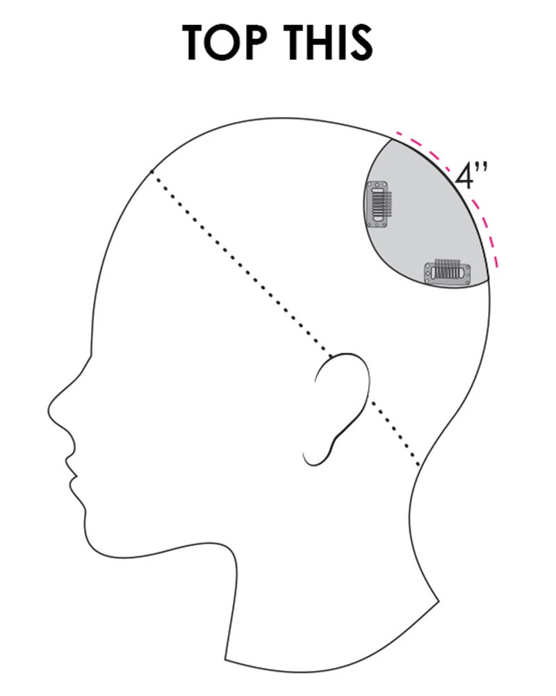 8~12 Inch Top This 8 Inch (Exclusive) | Monofilament Remy Human Hair Toppers By Jon Renau 8 8~12 Inch Top This 8 Inch (Exclusive) | Monofilament Remy Human Hair Toppers By Jon Renau