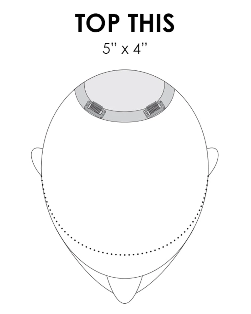 8~12 Inch Top This 8 Inch (Exclusive) | Monofilament Remy Human Hair Toppers By Jon Renau 9 8~12 Inch Top This 8 Inch (Exclusive) | Monofilament Remy Human Hair Toppers By Jon Renau