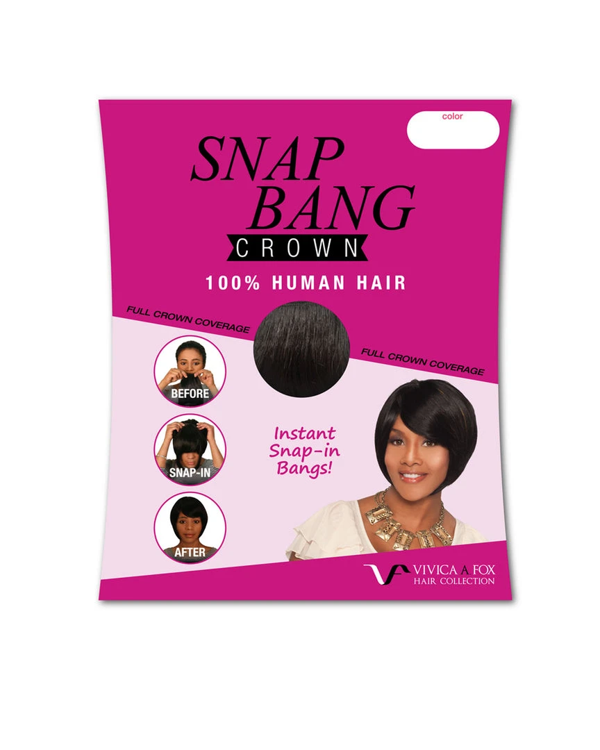 Snap Bang Crown | Human Hair Wiglet By Vivica Fox 5 Snap Bang Crown | Human Hair Wiglet By Vivica Fox