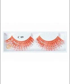 Best Wig Outlet C09 Eyelashes (Red/Silver)