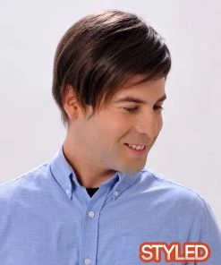 Nanoskin Free Style | Men's Human Hair Toupee By Wig Pro Toupee For Men