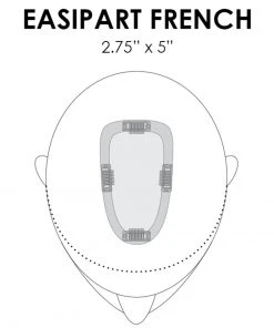 Wiglets EasiPart French 18 Inch (Exclusive) | Monofilament Remy Human Hair Toppers By Jon Renau 14 Wiglets EasiPart French 18 Inch (Exclusive) | Monofilament Remy Human Hair Toppers By Jon Renau
